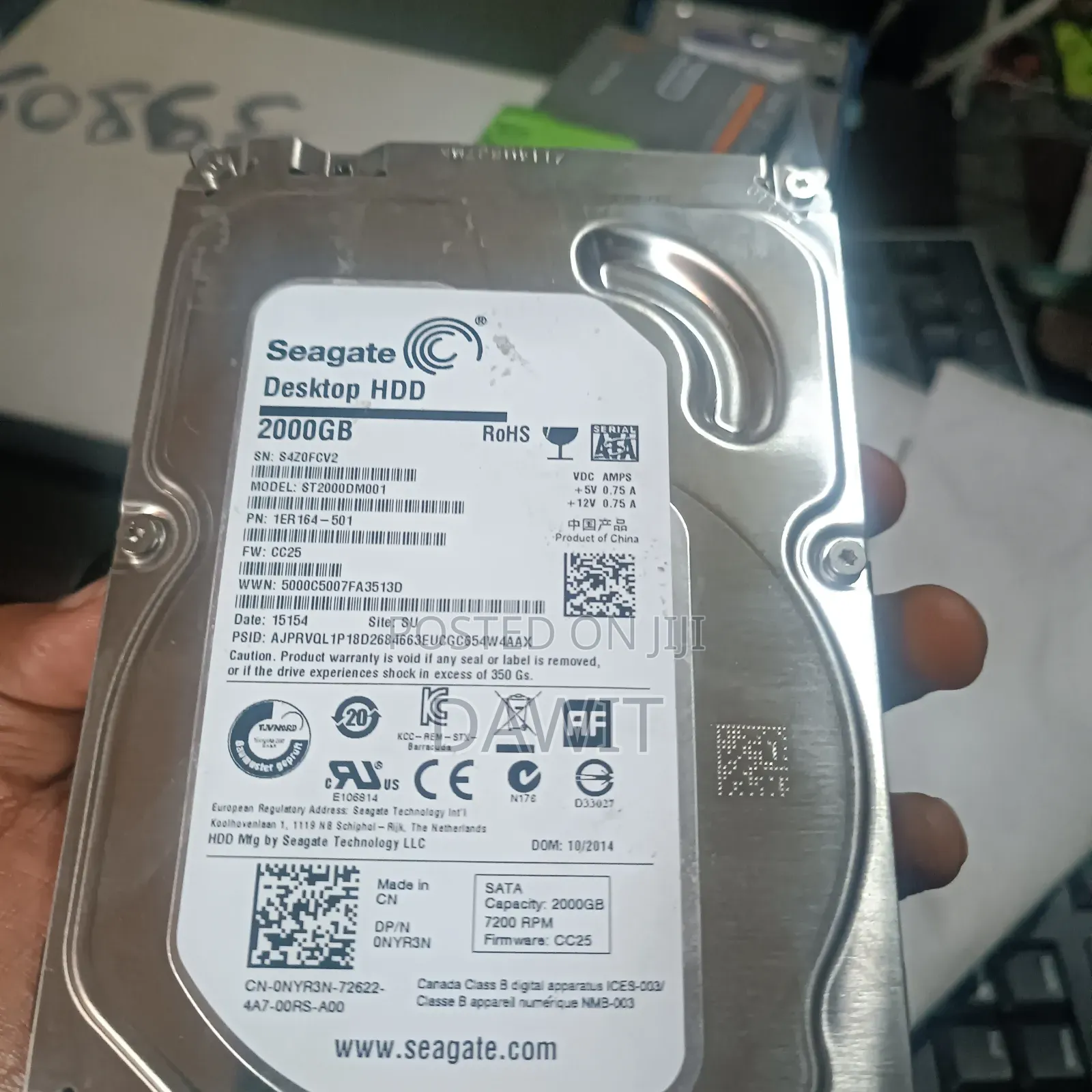 2 TB Hard Disk