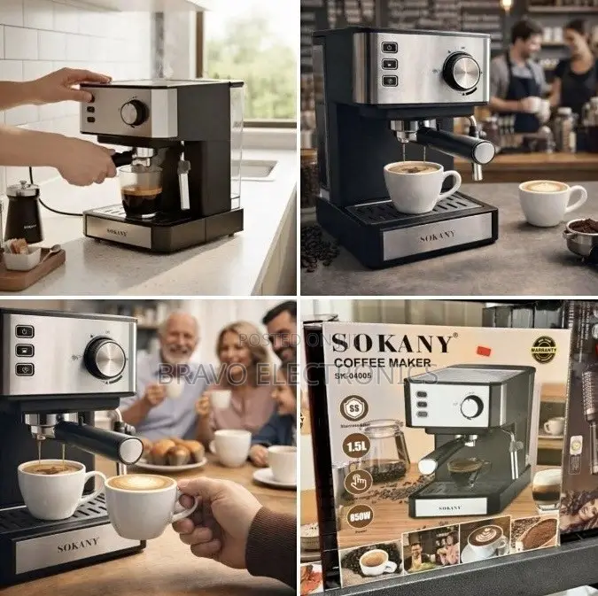 ​ Sokany ዘመናዊ የቡና ማፍያ ማሽን (Sokany Espresso Coffee Maker)