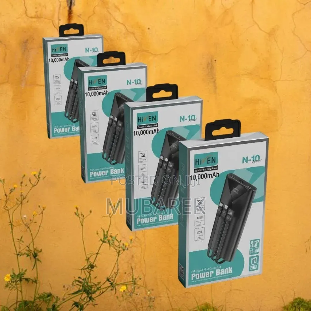 Hiven N-10 Power Bank | باور بانك سريع 10000