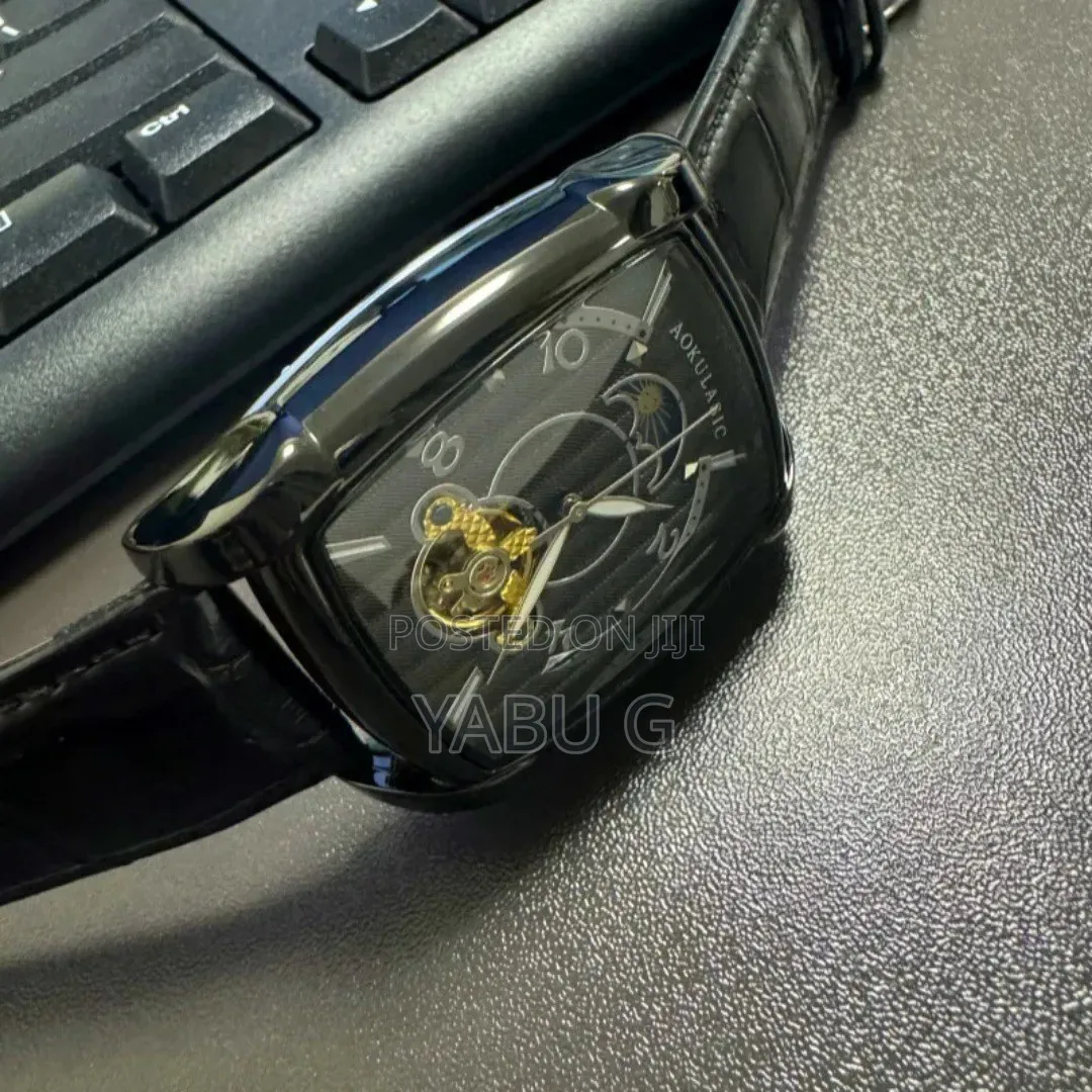 Full Black Aokulasic Automatic Men Watch