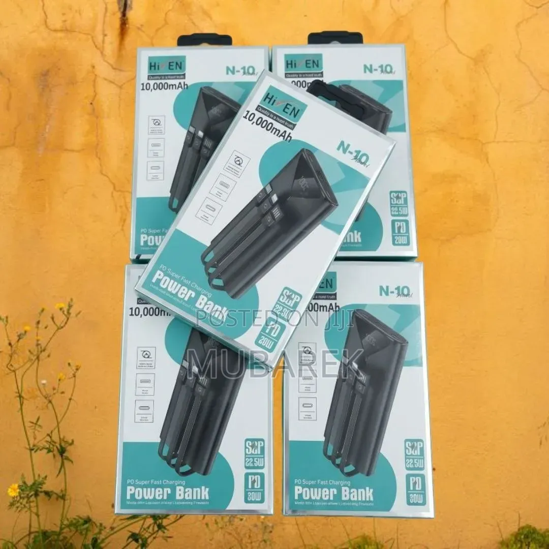 Hiven Fast Charge 22.5W | باور بانك هايڤن 22.5 واط
