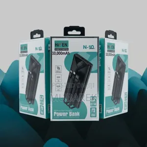 Built-in Cables Power Bank | باور بانك بأسلاك مدمج