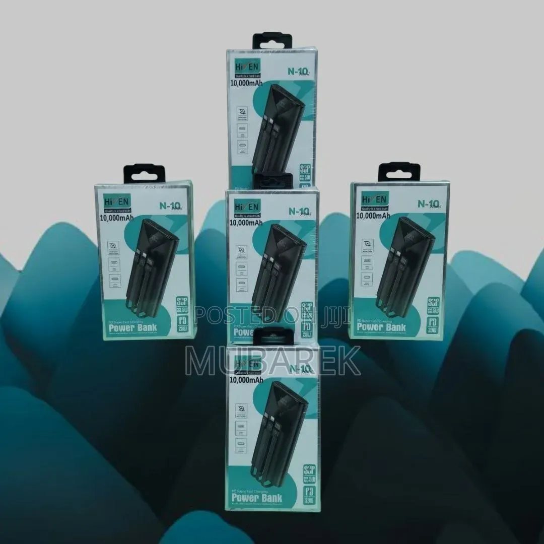 Hiven N-10 22.5W | باور بانك N-10 بقوة 22.5 واط