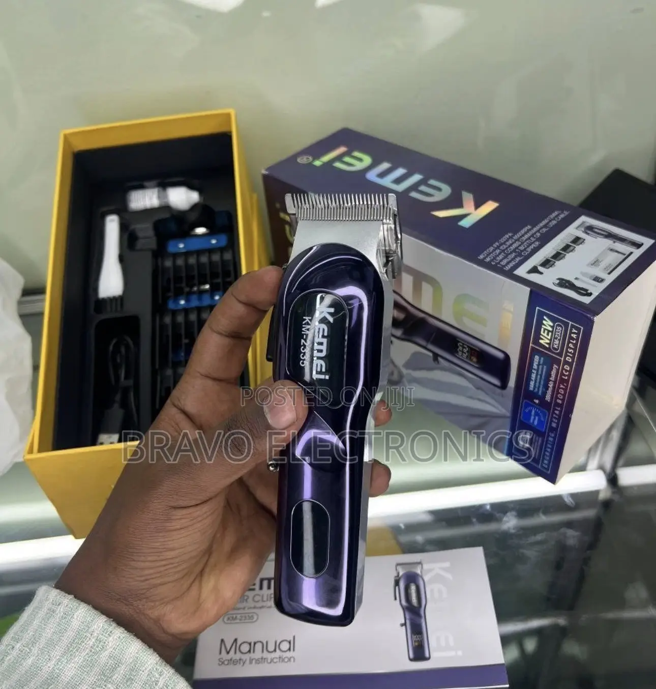 Kemei KM-2335 Hair Clipper በጣም ጠንካራ እና ፕሮፌሽናል የፀጉር መቁረጫ