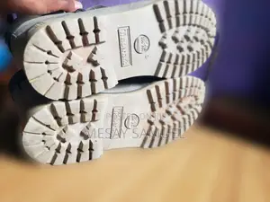 Gray Timberland With Diamond Patterns