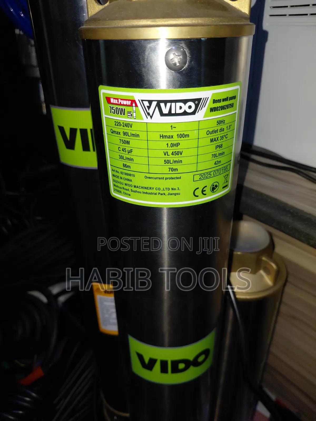 Water Pump 1hp (ሾምቦቆ)