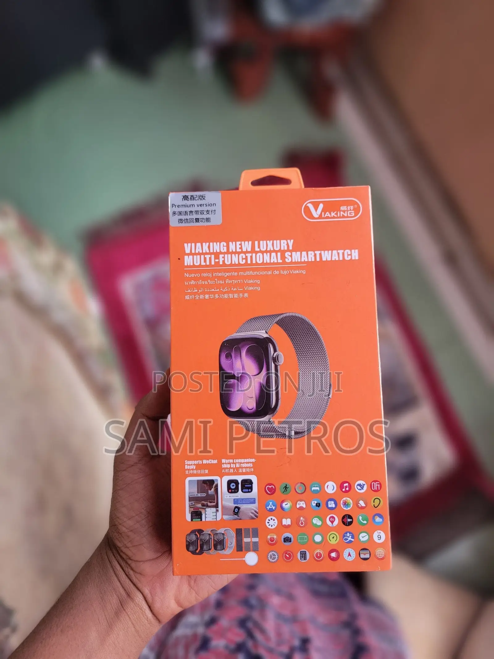 Viaking Luxurious Multi-Functional Smart Watch