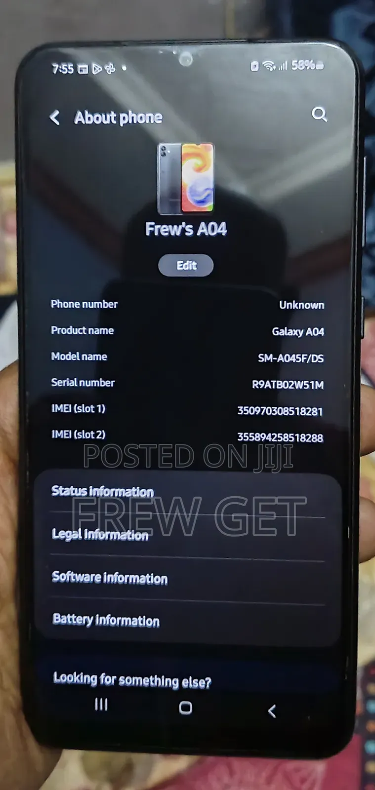 Samsung Galaxy A04 64 GB Blue