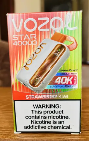Discover the Vozol Star Strawberry Kiwi 40k Puff