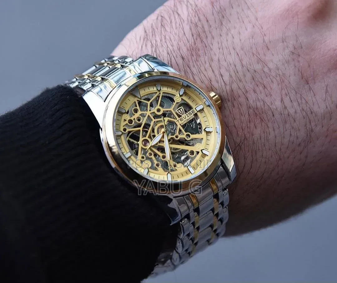 TEVISE Mechanical Wristwatch for Men - Luminous Hollow