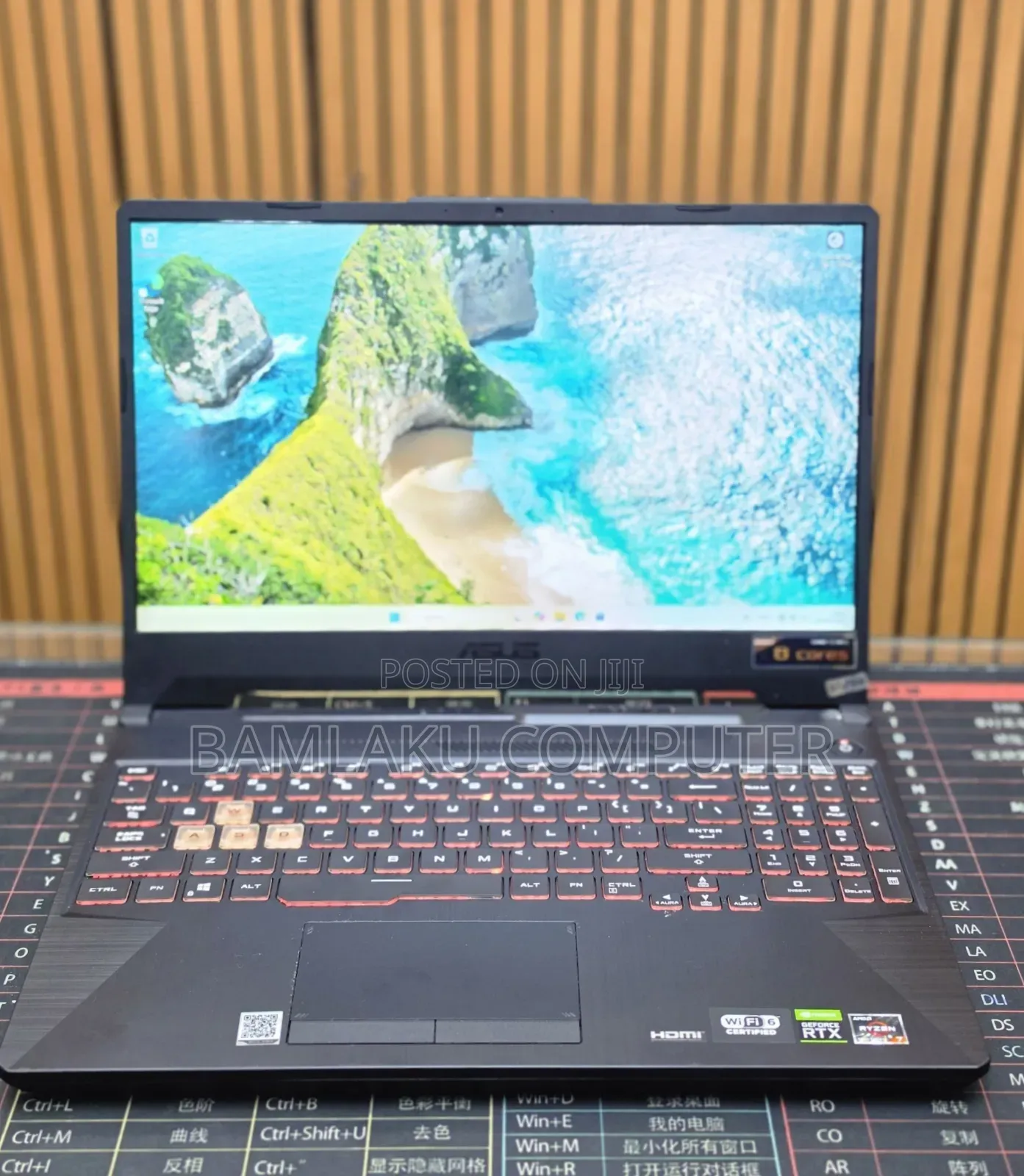 New Laptop Asus TUF Gaming A15 16GB AMD Ryzen 7 SSD 512GB