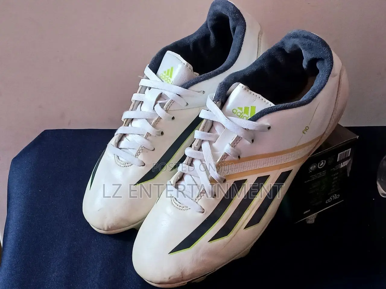 Original Adidas Foot Ball Shoe, Made for America, 1 Time Worn