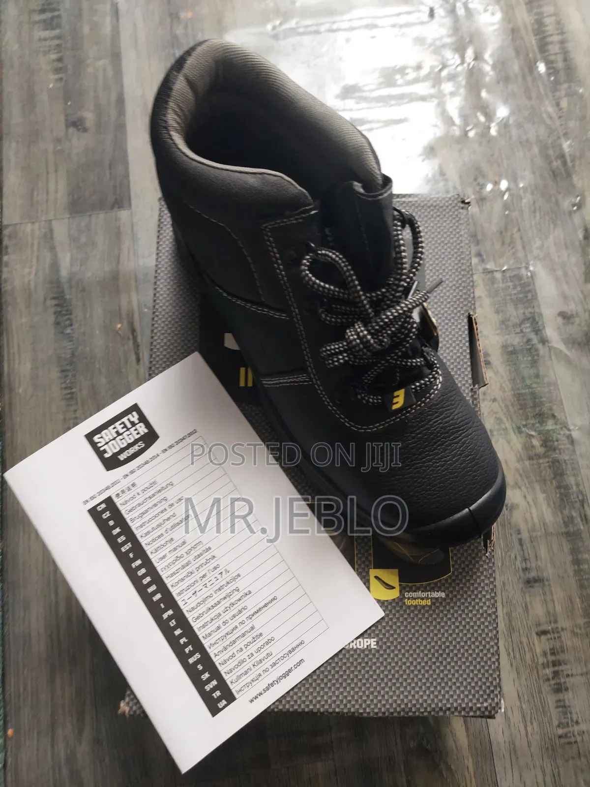 Safety Jogger Bestboy S3 Industrial Safety Boots – Size 42