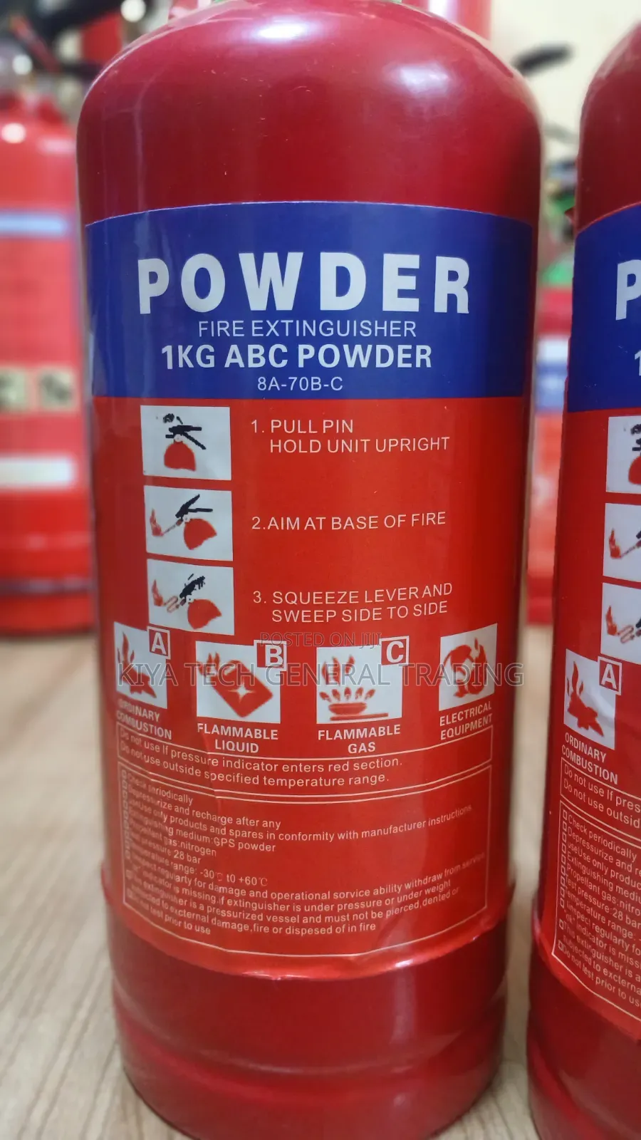 Multi-Purpose 1KG ABC Fire Extinguisher – Protect Your Home & Office