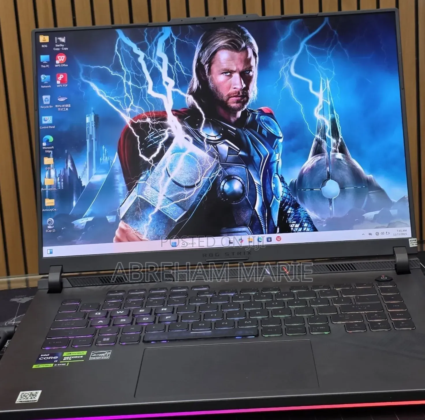 New Laptop Asus ROG Strix G16 G614 16GB Intel Core i9 SSD 1T