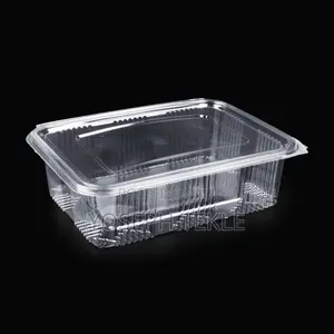 1250cc ፈሳሽ የማያፈስ የፕላስቲክ የምግብ ማሸጊያ (Takeaway Container)