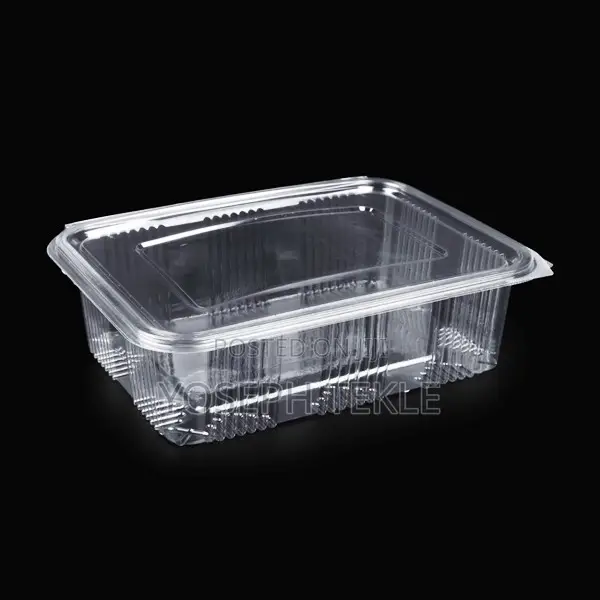 1250cc ፈሳሽ የማያፈስ የፕላስቲክ የምግብ ማሸጊያ (Takeaway Container)