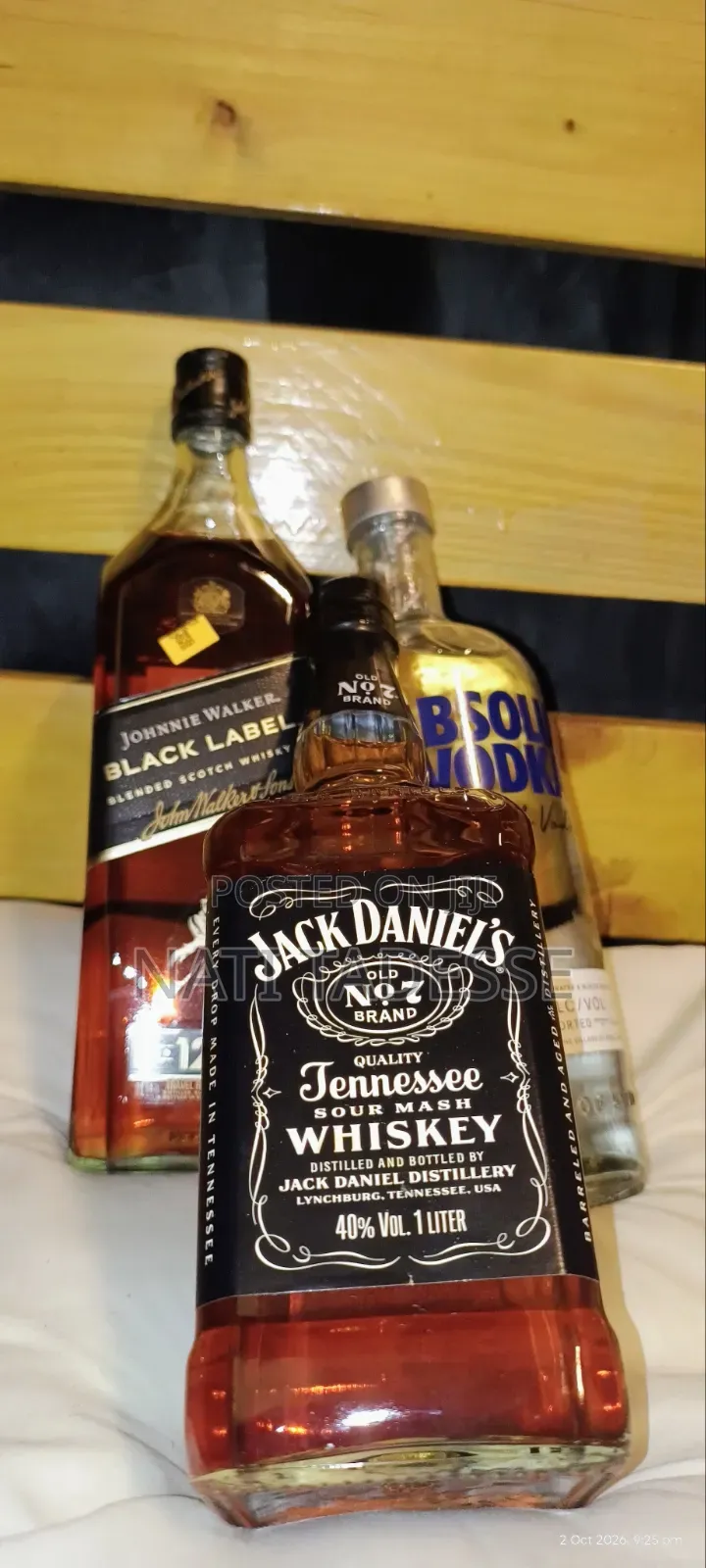 Absolute Vodka & Jack Daniel's