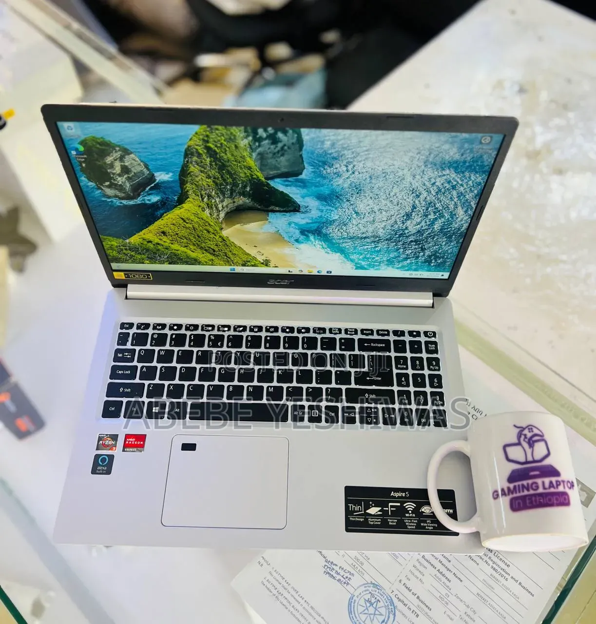 New Laptop Acer Aspire 5 4GB AMD Ryzen 3 SSD 128GB