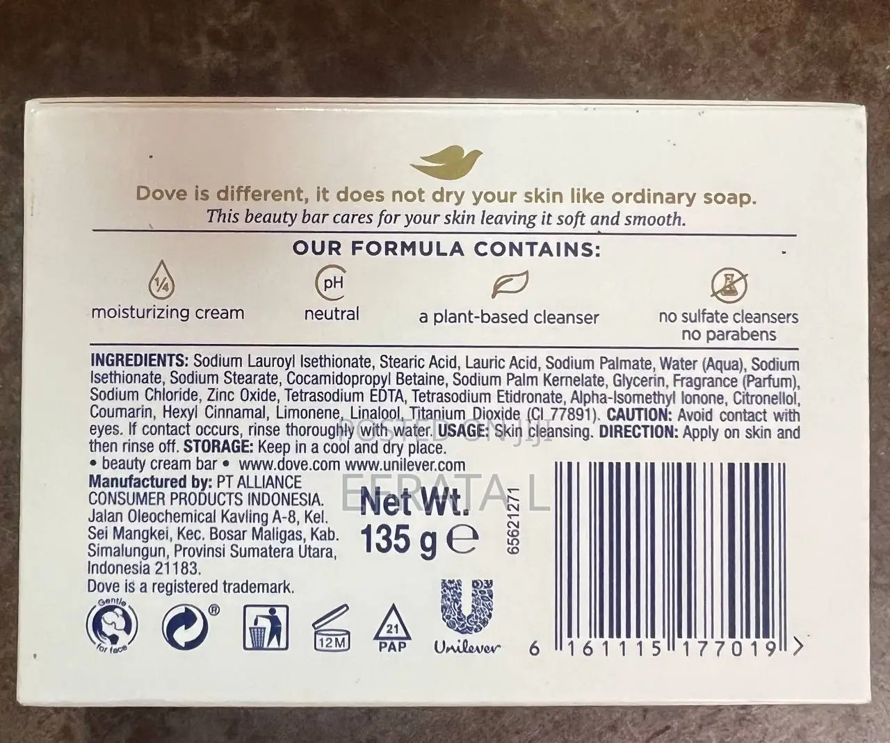 Dove Soap&washes