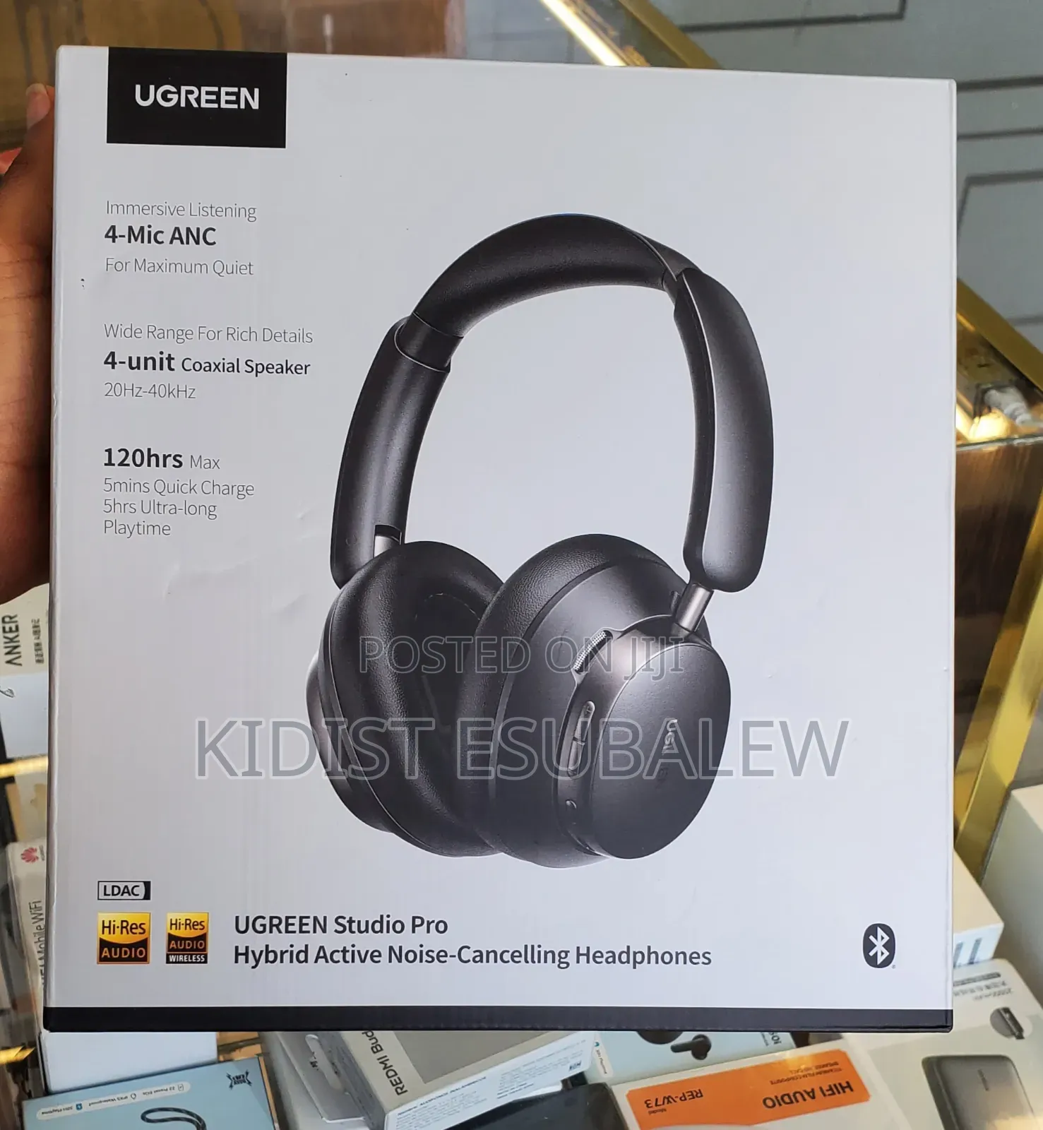 UGREEN Studio Pro Hybrid Active Noise-Cancelling Headphone
