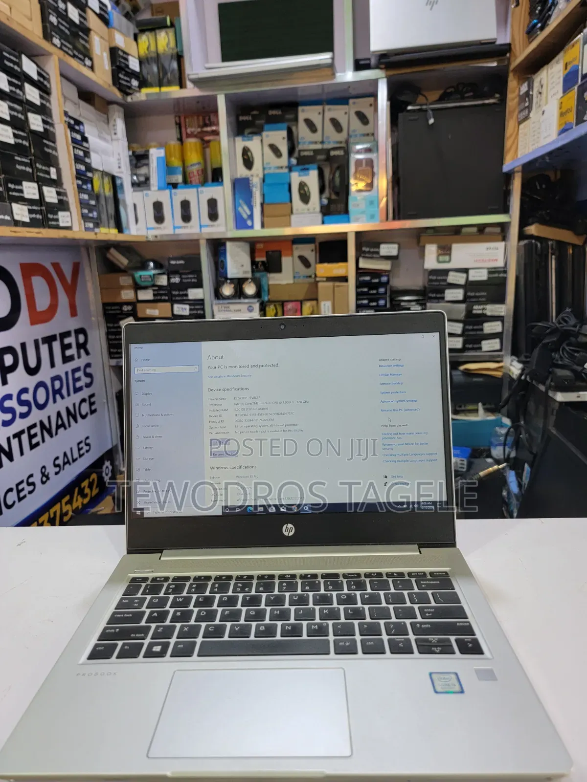 New Laptop HP 430 G6 8GB Intel Core i5 SSD 512GB