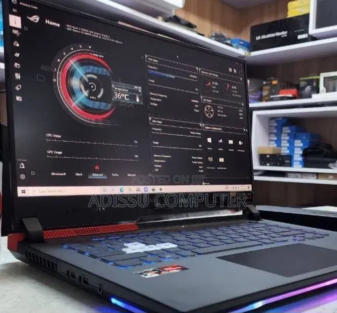 New Laptop Asus ROG Strix G15 G512 16GB AMD Ryzen 9 SSD 512GB