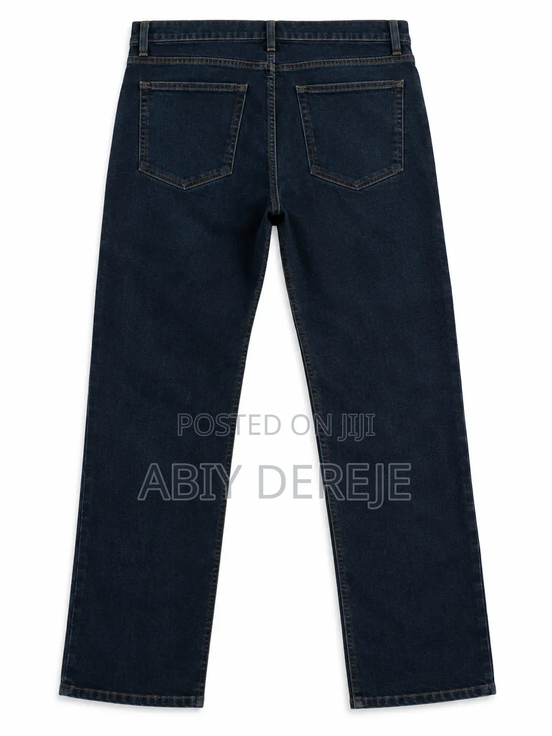 George Dark Wash Relaxed-Fit Jeans