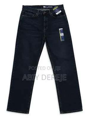 George Dark Wash Relaxed-Fit Jeans