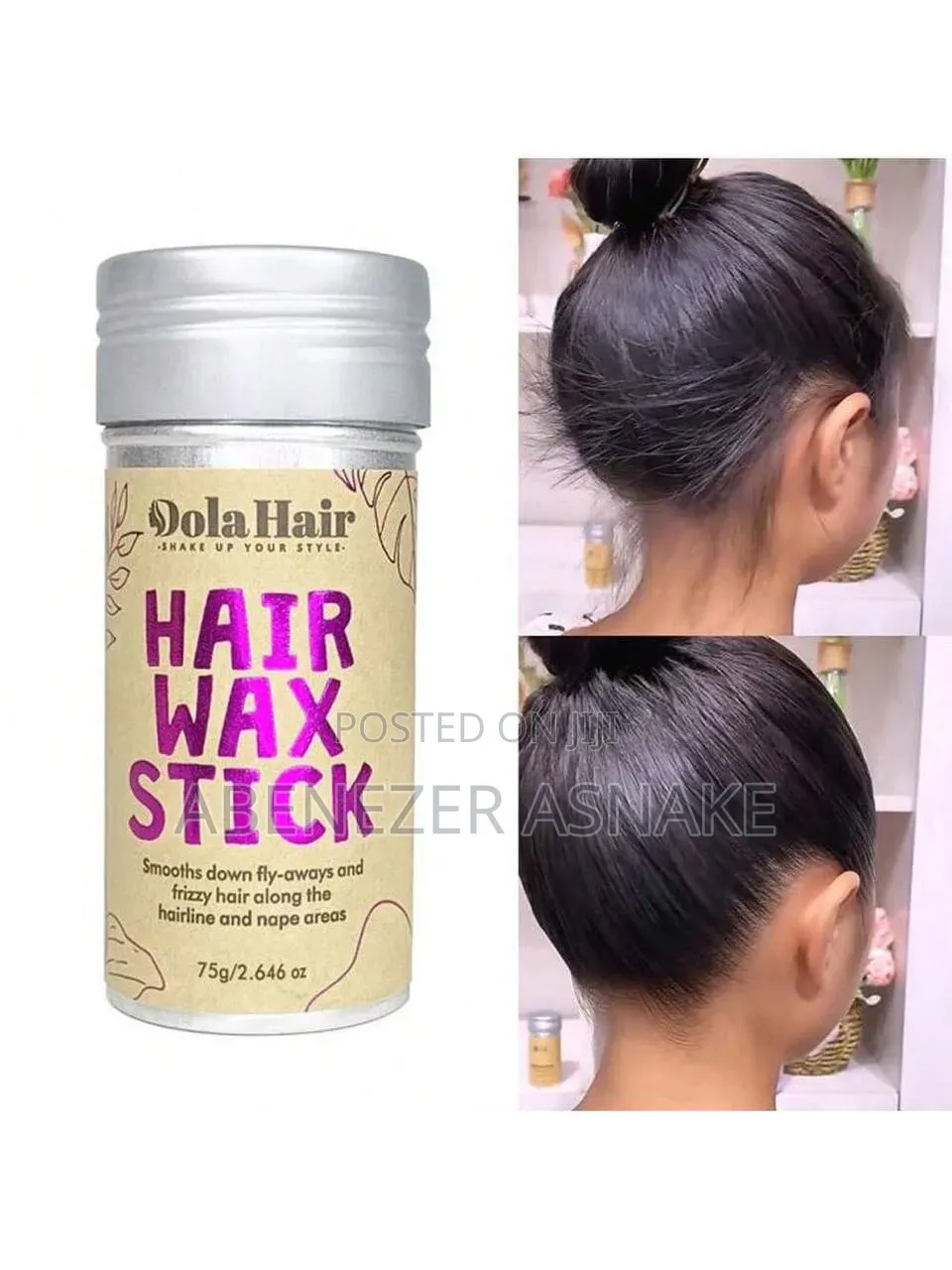 Hair Wax Stick for Smooth and Shiny Hair