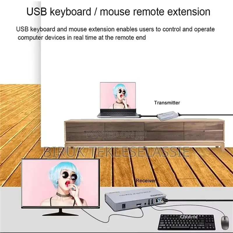 200M KVM HDMI Extender Over Cat6