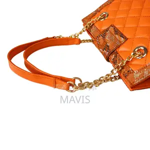 Orange Leather Women's Shoulder Bag
Luggage, Bags & Cases