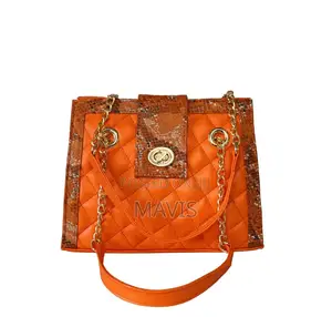 Orange Leather Women's Shoulder Bag
Luggage, Bags & Cases