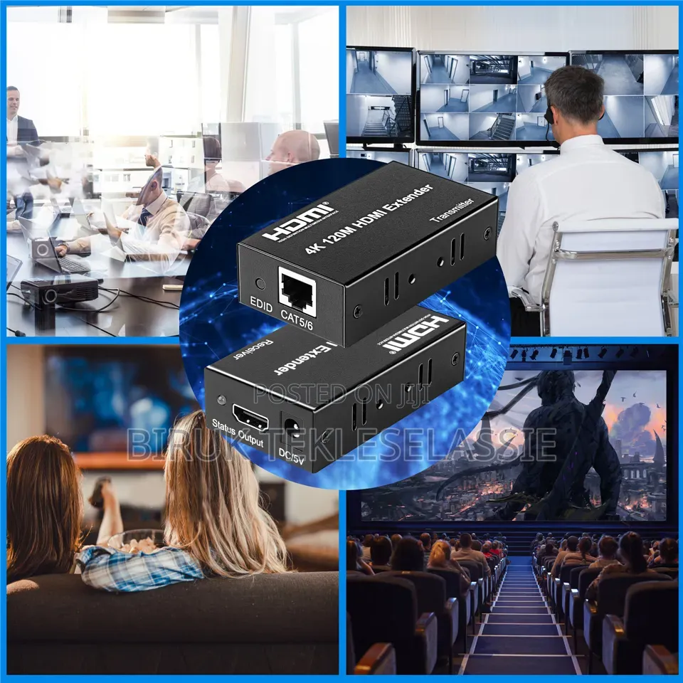 HDMI Extender 120M by CAT6 Ethernet Cable