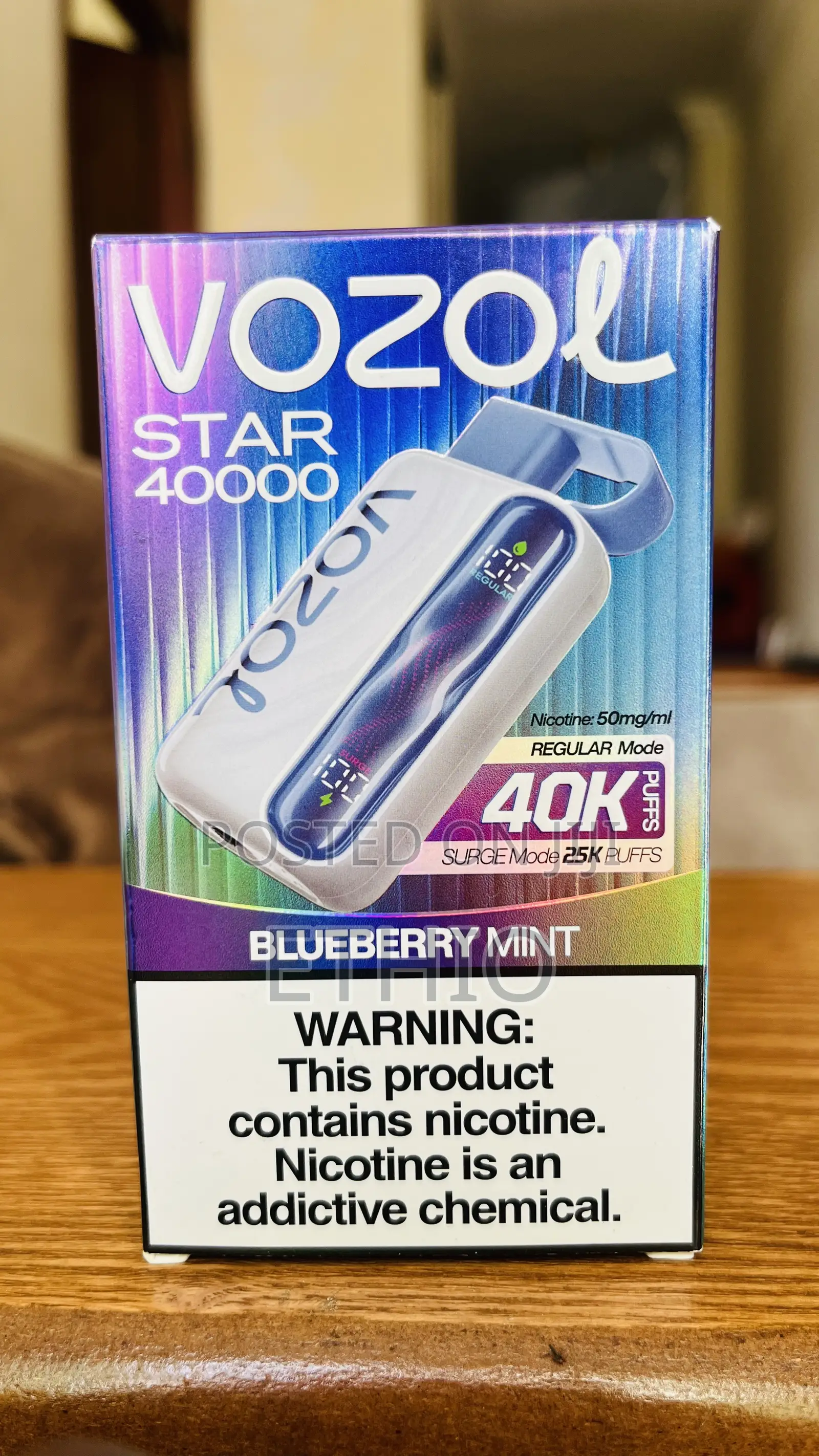 Discover the Vozol Star Blueberry Mint 40k Puff