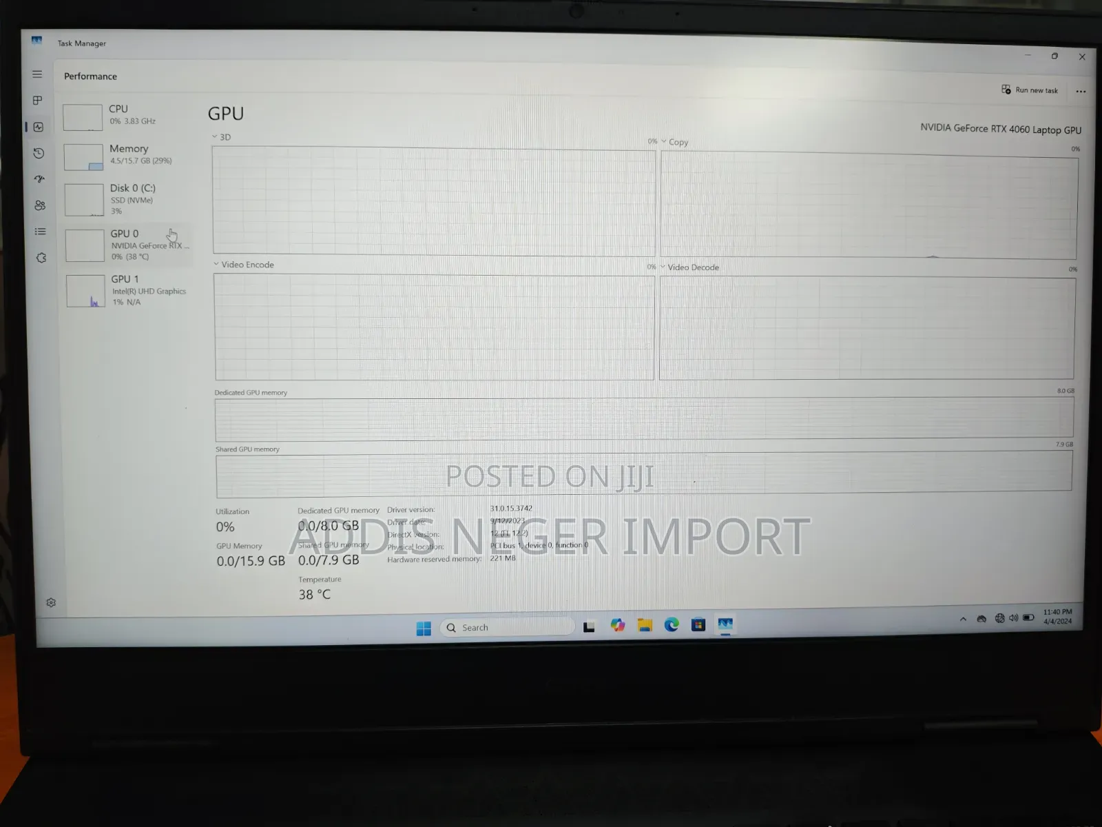New Laptop HP Omen 16 16GB Intel Core i9 SSD 1T