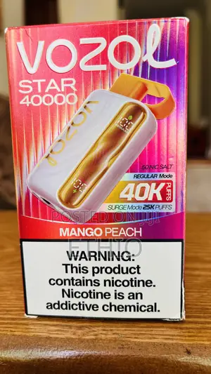 Discover the Vozol Star Mango Peach 40K Puff