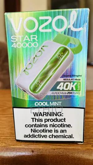 Discover the Vozol Star Cool Mint 40k Puff