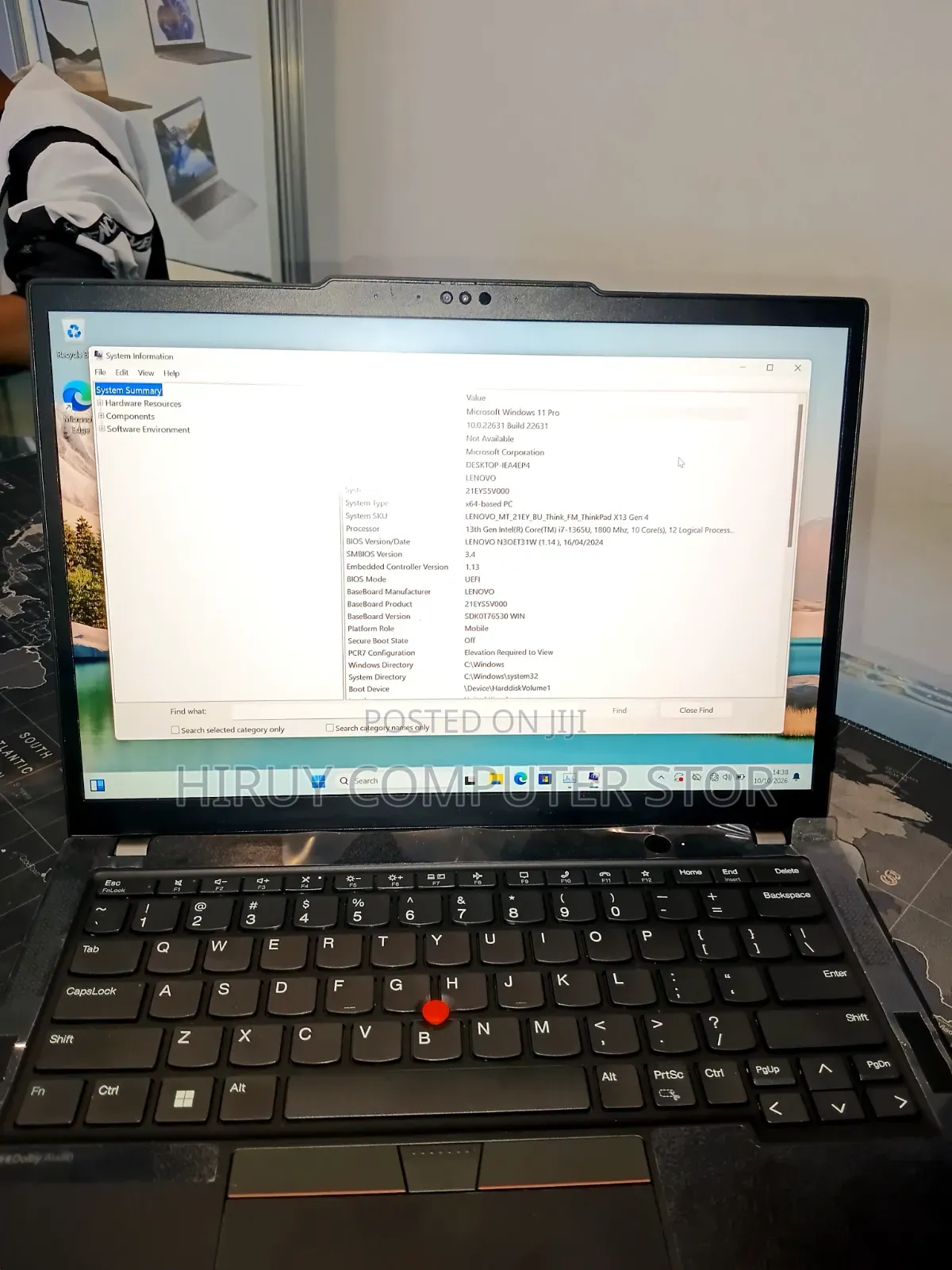 New Laptop Lenovo ThinkPad X13 Gen 4 16GB Intel Core i7 SSD 512GB