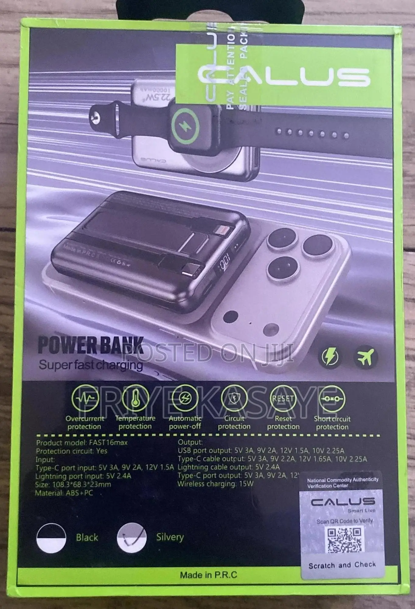 CALUS Fast16 Max 10000 Powerbank