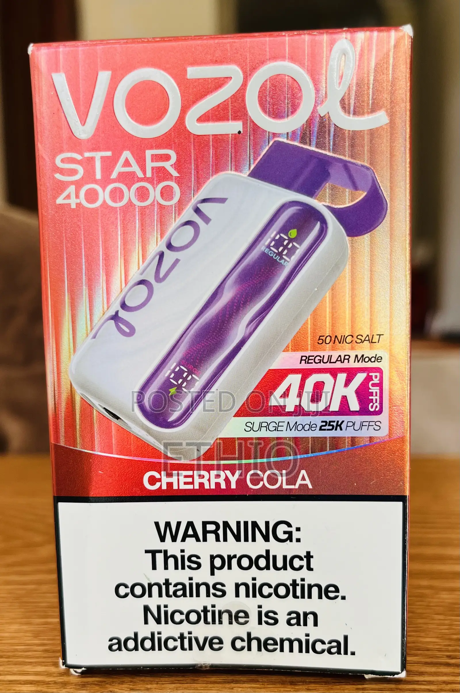 Discover the Vozol Star Cherry Cola 40k Puff