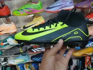 Nike Air Zoom Mercurial Superfly Soccer Cleats Black Volt/Yellow