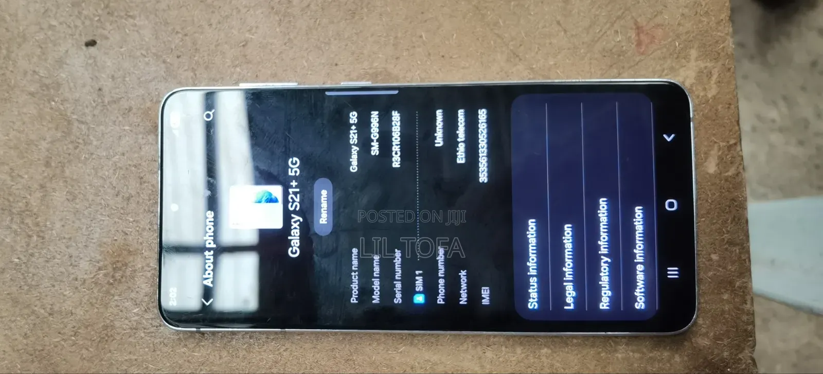 Samsung Galaxy S21+ 5G 256 GB White