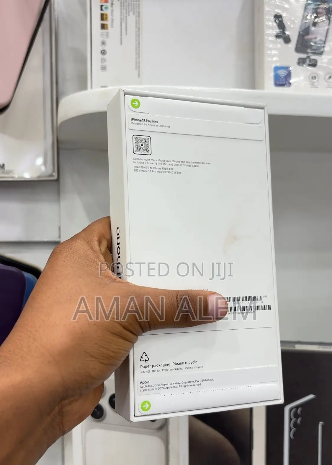 New Apple iPhone 18 Pro Max 256 GB Black