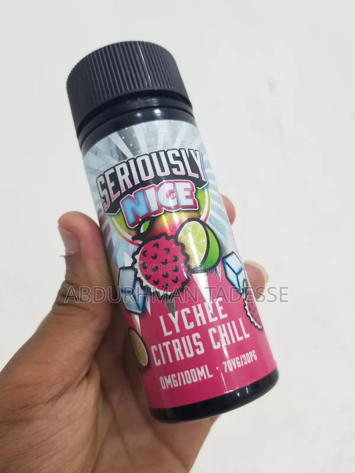Vape Oil 100 Ml Strawberry Flavores