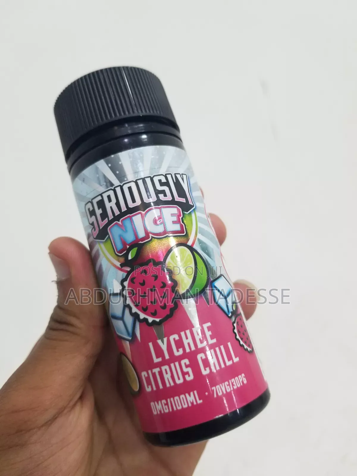 Vape Oil 100 Ml Strawberry Flavores