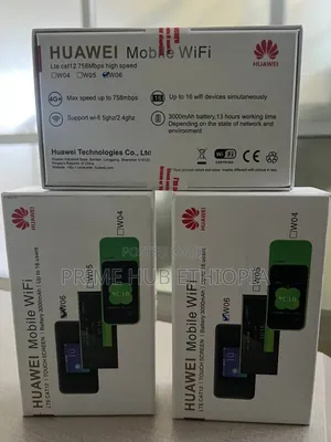 HUAWEI Mobile WiFi W06 CAT12 758Mbps Touch Screen 3000mAh Battery