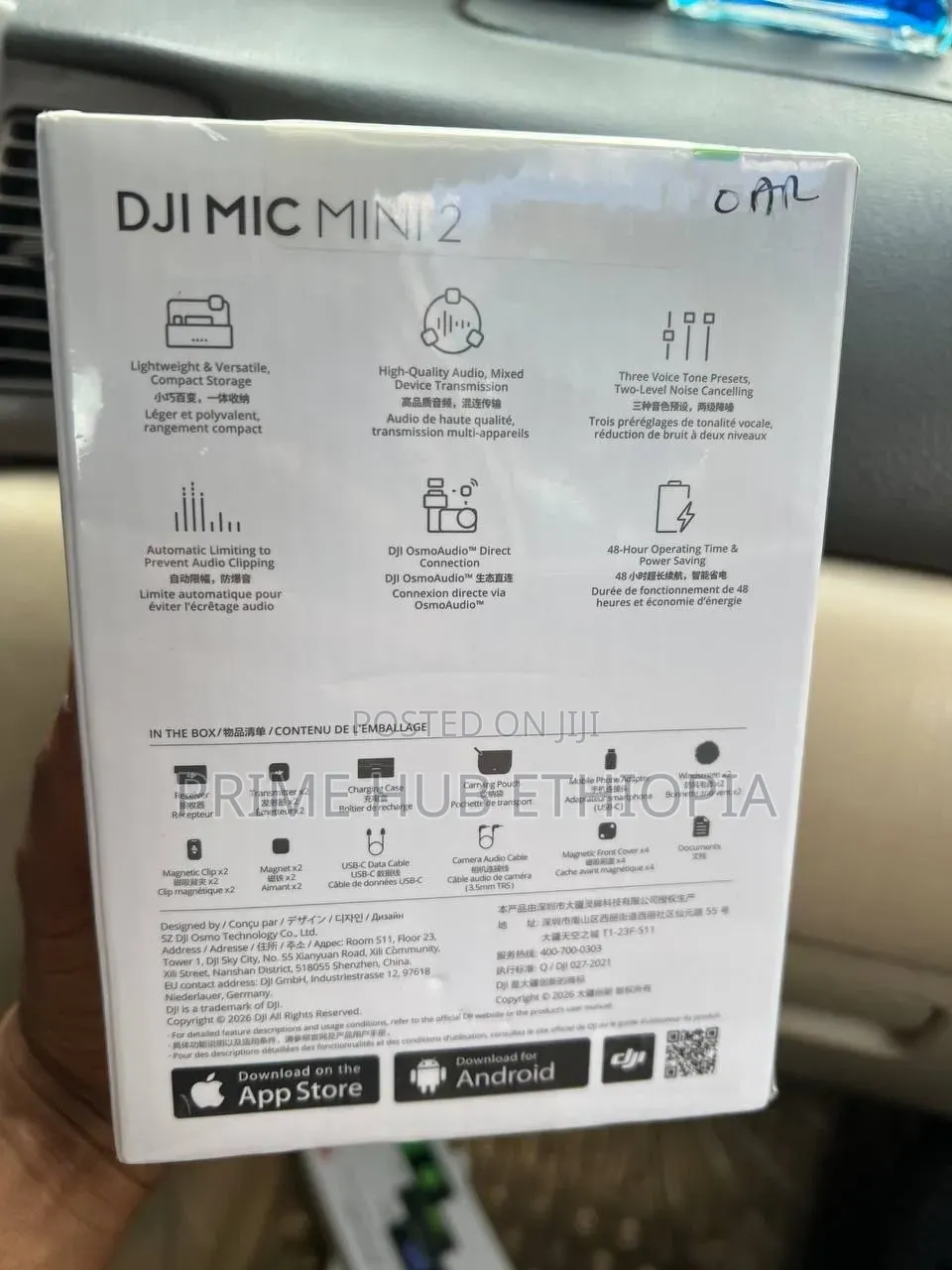 DJI MIC MINI 2 Wireless Microphone 48H Battery With Noise Cancelling