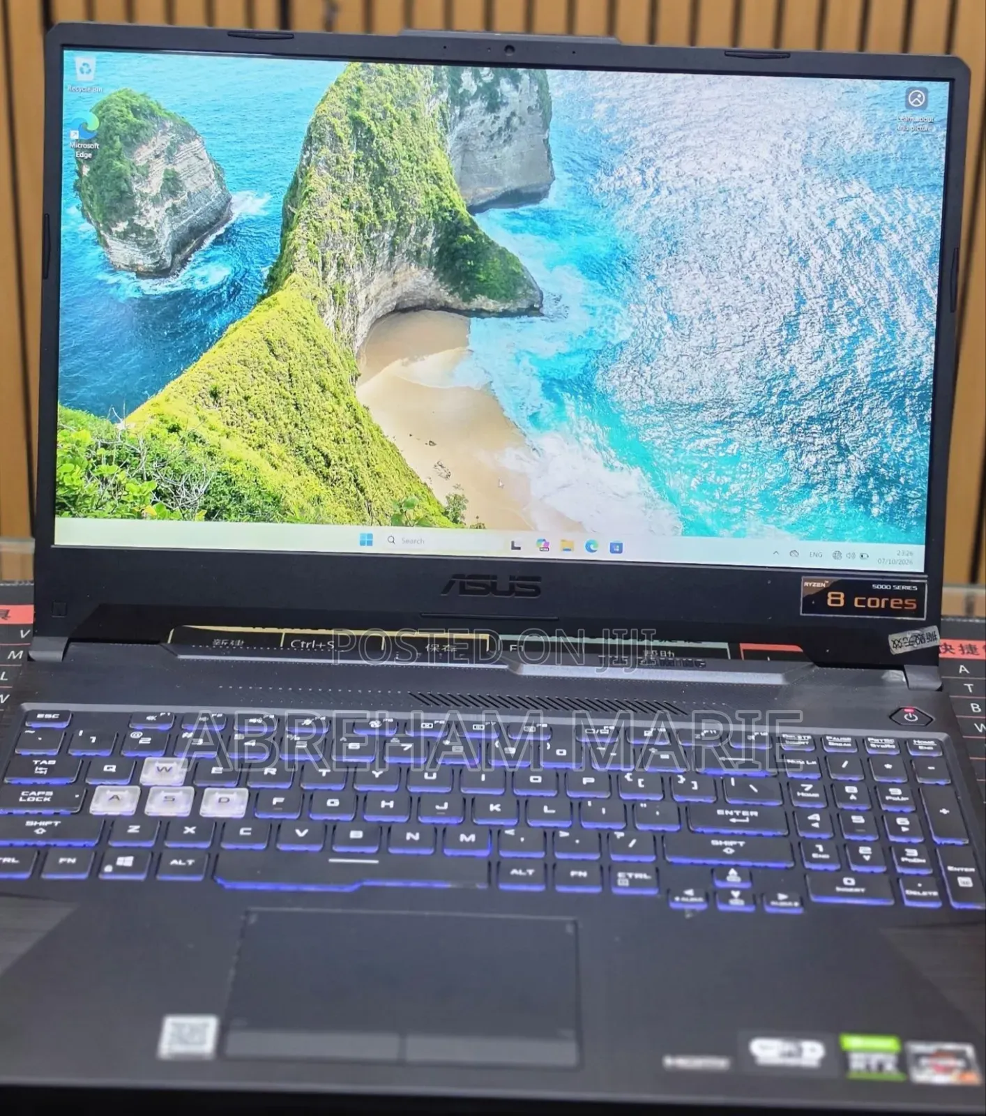 New Laptop Asus TUF Gaming A15 16GB AMD Ryzen 7 SSD 512GB