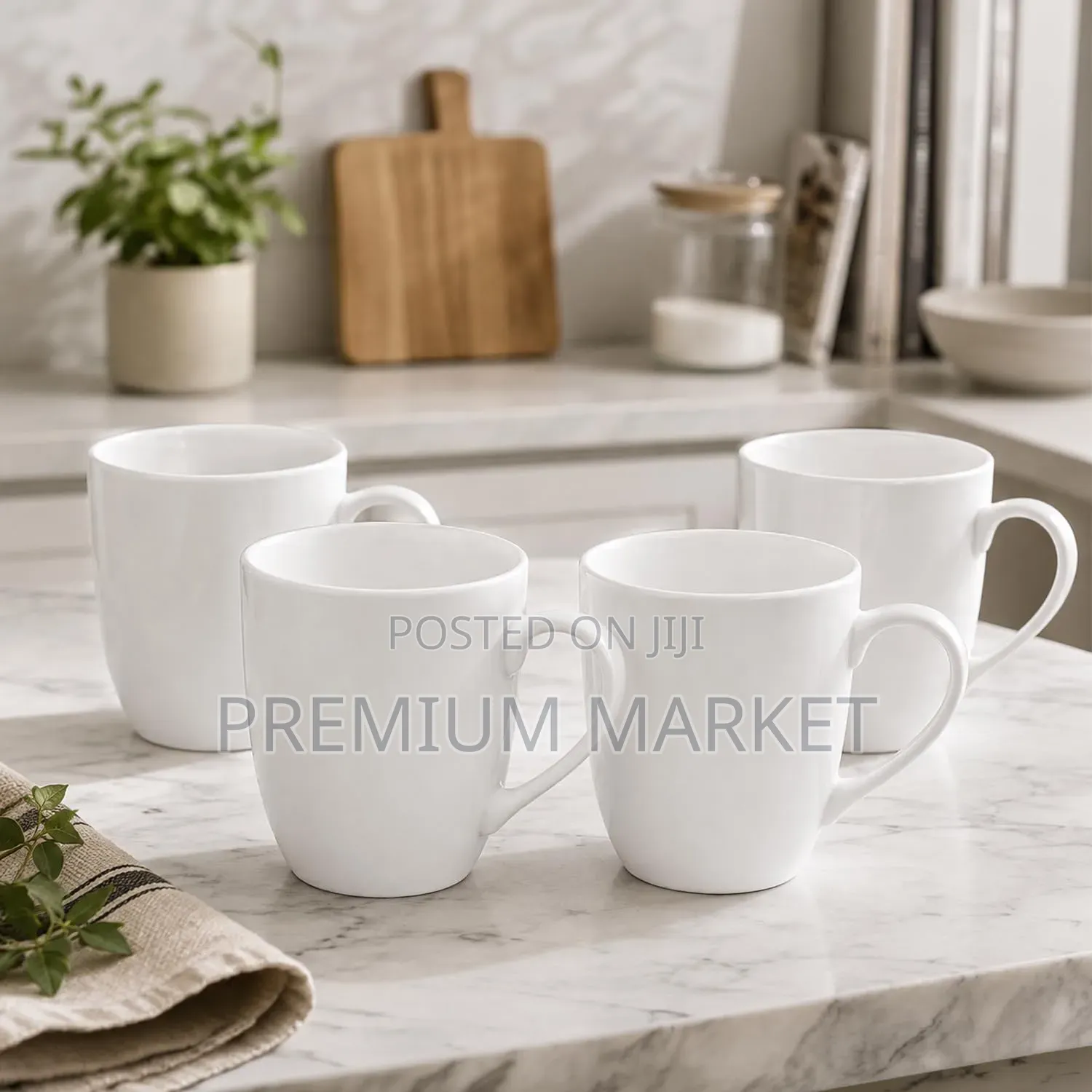Porcelain Mug Accepting Printፕሪንት የሚቀበል ማግ